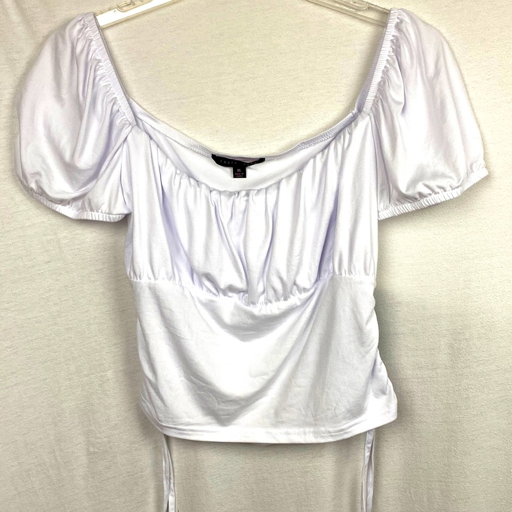 White Faded Rose too NWT! Size XL